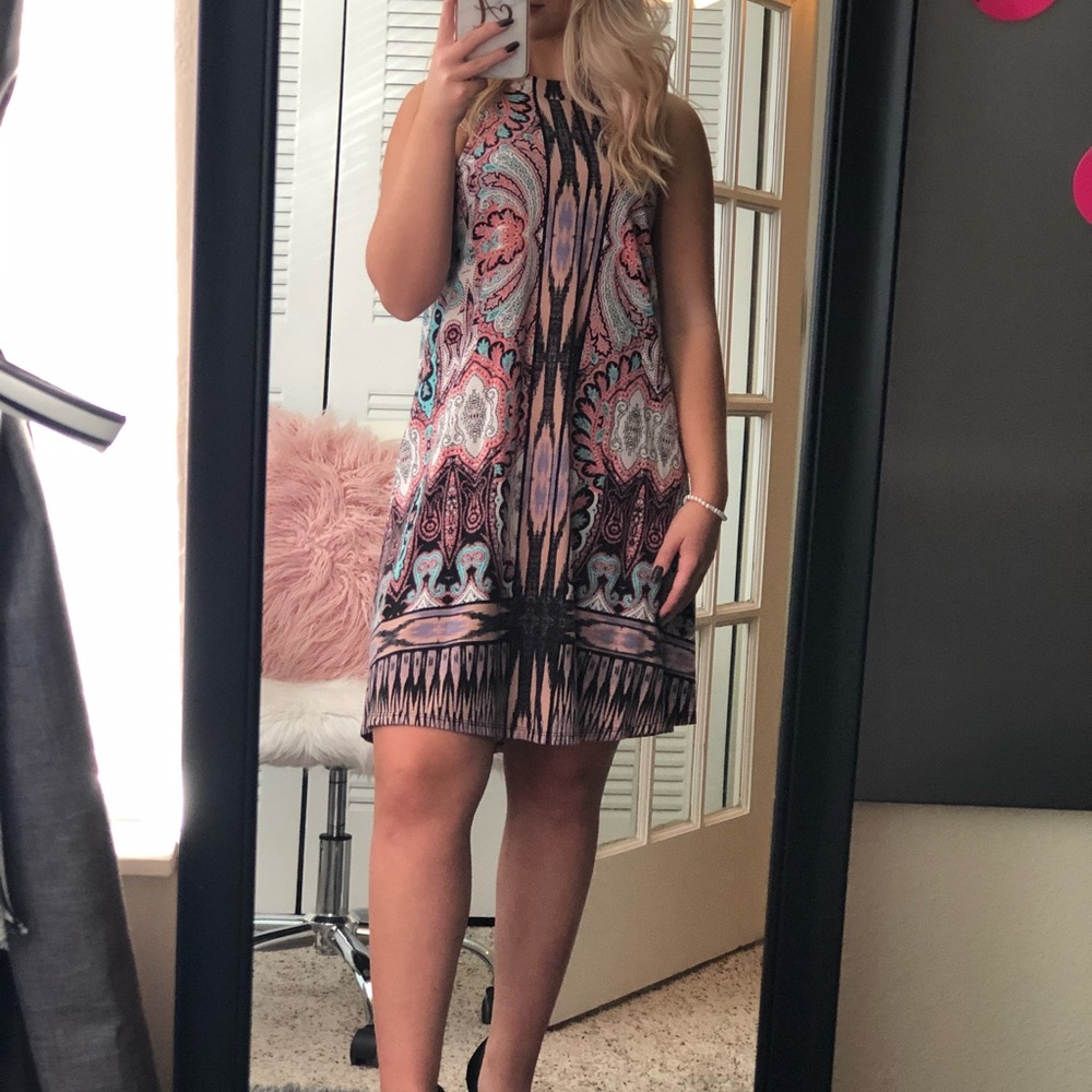 Cotton patterned dress